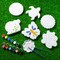 6 Pack Paint Your Own Plaster Stones - Kids Spring Summer Arts and Crafts Painting Kit